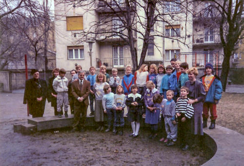 Schulfamilie 1990